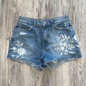Bershka denim shorts